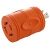 Locking Adapter L6-20P 20 Amp 250-Volt Locking Plug to 4-Prong 20 Amp L14-20R Adapter by AC WORKS 1 Locking Adapter L6-20P 20 Amp 250-Volt Locking Plug to 4-Prong 20 Amp L14-20R Adapter by AC WORKS -AC WORKS Shop orange ac works plug adapters adl620l1420 64 1000