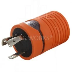 Adapter L6-30P 30 Amp 250-Volt Plug to NEMA 6-15/20R 15/20 Amp 250-Volt Female Connector by AC WORKS -AC WORKS Shop orange ac works plug adapters adl630620 d 44 1000