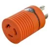 Plug Adapter L6-30P 30 Amp 250-Volt Male Plug to L6-20R 20 Amp Locking Female Connector by AC WORKS 2 Plug Adapter L6-30P 30 Amp 250-Volt Male Plug to L6-20R 20 Amp Locking Female Connector by AC WORKS -AC WORKS Shop orange ac works plug adapters adl630l620 64 1000