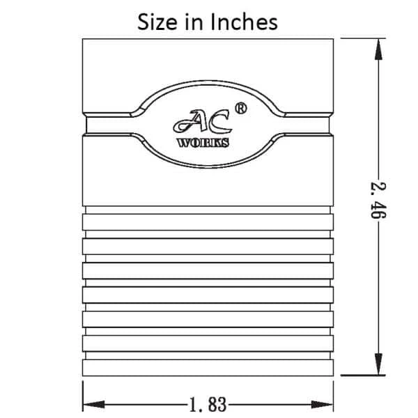 Plug Adapter L6-30P 30 Amp 250-Volt Male Plug to L6-20R 20 Amp Locking Female Connector by AC WORKS 9 Plug Adapter L6-30P 30 Amp 250-Volt Male Plug to L6-20R 20 Amp Locking Female Connector by AC WORKS - Image 7