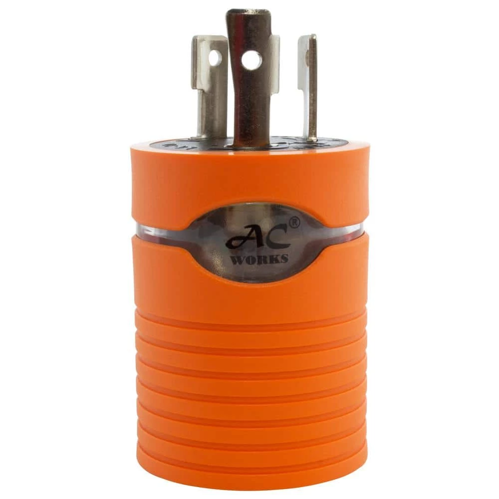 Plug Adapter L6-30P 30 Amp 250-Volt Male Plug to L6-20R 20 Amp Locking Female Connector by AC WORKS 8 Plug Adapter L6-30P 30 Amp 250-Volt Male Plug to L6-20R 20 Amp Locking Female Connector by AC WORKS - Image 6