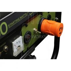 AC Connectors Generator Adapter RV 30A TT-30P to L5-20R 20A 3-Prong Locking Connector by AC WORKS -AC WORKS Shop orange ac works plug adapters adttl520 31 1000