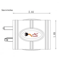 AC Connectors Generator Adapter RV 30A TT-30P to L5-20R 20A 3-Prong Locking Connector by AC WORKS -AC WORKS Shop orange ac works plug adapters adttl520 44 1000