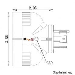 Generator V-Duo Outlet Adapter L14-20P 20 Amp 4-Prong Locking Plug to Two 20 Amp L5-20R Connectors by AC WORKS 12 Generator V-Duo Outlet Adapter L14-20P 20 Amp 4-Prong Locking Plug to Two 20 Amp L5-20R Connectors by AC WORKS -AC WORKS Shop orange ac works plug adapters advl1420l520 44 1000