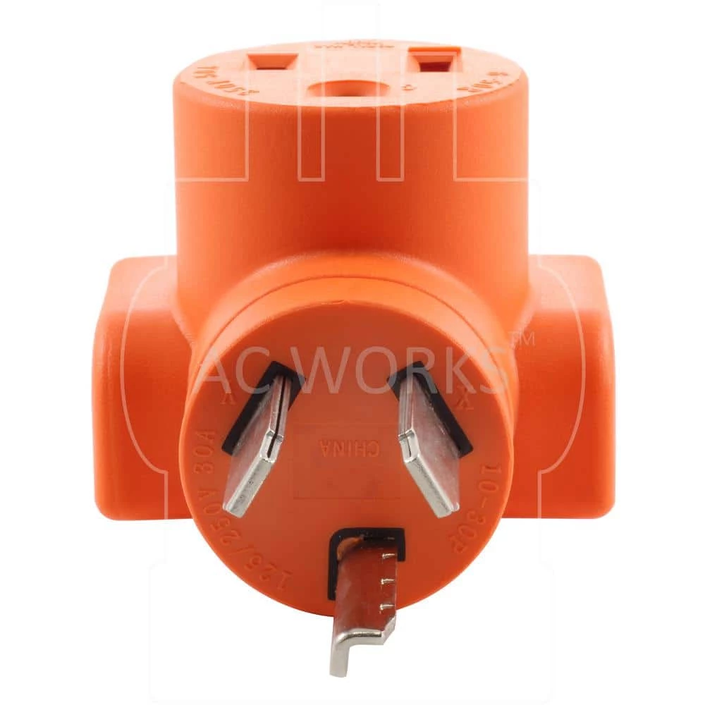 AC Connectors NEMA 10-30 3-Prong Dryer Plug to 6-50 Welder Adapter by AC WORKS 5 AC Connectors NEMA 10-30 3-Prong Dryer Plug to 6-50 Welder Adapter by AC WORKS - Image 3