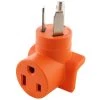 AC Connectors NEMA 10-30 3-Prong Dryer Plug to 6-50 Welder Adapter by AC WORKS 2 AC Connectors NEMA 10-30 3-Prong Dryer Plug to 6-50 Welder Adapter by AC WORKS -AC WORKS Shop orange ac works plug adapters wd1030650 64 1000