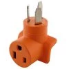 50 Amp Welder Outlet 10-50 Plug to 50 Amp 6-50 Welder Adapter by AC WORKS -AC WORKS Shop orange ac works plug adapters wd1050650 64 1000