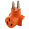 50 Amp Welder Adapter NEMA 14-50P RV/Range/Generator Male Plug to 10-50R Welder Outlet Adapter by AC WORKS -AC WORKS Shop orange ac works plug adapters wd14501050 64 1000