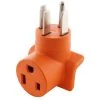 50 Amp RV/Range/Generator 14-50 Plug to 6-50R 50 Amp 250-Volt Welder Adapter by AC WORKS -AC WORKS Shop orange ac works plug adapters wd1450650 64 1000