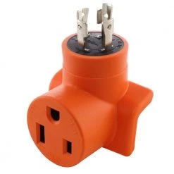 Welder Adapter 30 Amp 4-Prong L14-30P 30 Amp Generator Locking Plug to 6-50R 50 Amp 250-Volt Welder Adapter by AC WORKS
