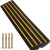48.4 in. x 16.1 in. x 2.6 in. Speed Bump 1-Channel Rubber Curb Ramps, 1-Pack by VEVOR -AC WORKS Shop vevor cable organizers gxb1g48x16x2 5yc1v0 64 1000