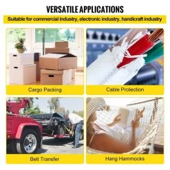 1800 lbs. Polyester Pull Tape 630 ft. x 5/8 in. Flat Tape for Wire and Cable Conduit Work Variable Functions, White by VEVOR 15 1800 lbs. Polyester Pull Tape 630 ft. x 5/8 in. Flat Tape for Wire and Cable Conduit Work Variable Functions, White by VEVOR -AC WORKS Shop vevor fish tape poles dl15 9mmx192mnu03v0 fa 1000