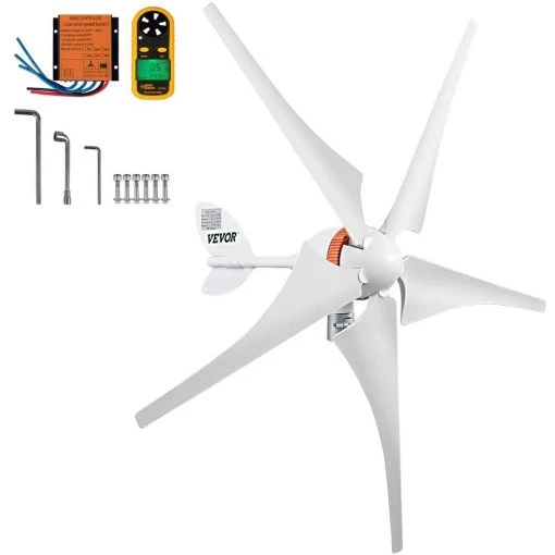 Wind Turbine Generator 400-Watt Auto Adjust Windward Direction 5 Blades Wind Power Generator with MPPT Controller by VEVOR 4 Wind Turbine Generator 400-Watt Auto Adjust Windward Direction 5 Blades Wind Power Generator with MPPT Controller by VEVOR -AC WORKS Shop vevor home wind turbines yflfdjkzqfsjs6wcvv0 64 1000