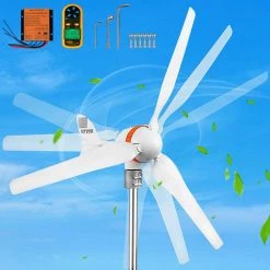 Wind Turbine Generator 400-Watt 12-Volt/AC Wind Turbine Kit 3 Blades Wind Power Generator with MPPT Controller by VEVOR 17 Wind Turbine Generator 400-Watt 12-Volt/AC Wind Turbine Kit 3 Blades Wind Power Generator with MPPT Controller by VEVOR -AC WORKS Shop vevor home wind turbines yflfdjkzqfsyssf0cv0 31 1000