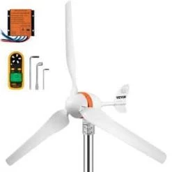 Wind Turbine Generator 400-Watt 12-Volt/AC Wind Turbine Kit 3 Blades Wind Power Generator with MPPT Controller by VEVOR