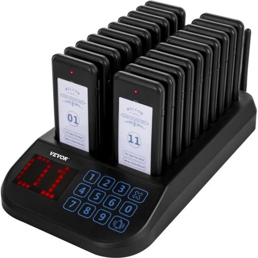F103 Wireless Calling System 20 Pagers Max 98 Channel Touch Keyboard Restaurant Pager System for Church, Hospital, Hotel by VEVOR 3 F103 Wireless Calling System 20 Pagers Max 98 Channel Touch Keyboard Restaurant Pager System for Church, Hospital, Hotel by VEVOR -AC WORKS Shop vevor intercoms qcqfx20kcm0000001v1 64 1000