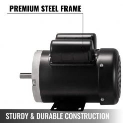 1.5 HP Compressor Electric Motor 5/8 in. Shaft Diameter 3450 RPM Reversible Single Phase 56 Frame Air Compressor Motor by VEVOR -AC WORKS Shop vevor motor parts accessories dj121556000000001v6 1f 1000