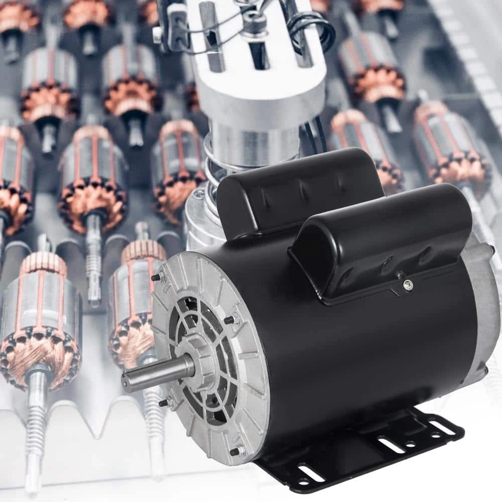 3 HP Electric Motor Single Phase AC Motor 3450 RPM 60 Hz 56 Frame SPL Rot-CCW Air Compressor Motor, 115/230 Volt by VEVOR 10 3 HP Electric Motor Single Phase AC Motor 3450 RPM 60 Hz 56 Frame SPL Rot-CCW Air Compressor Motor, 115/230 Volt by VEVOR - Image 8