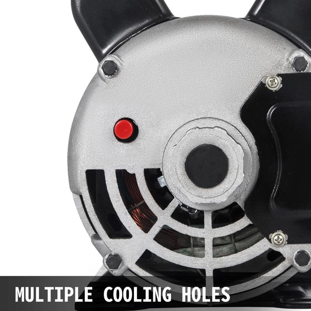 3 HP Electric Motor Single Phase AC Motor 3450 RPM 60 Hz 56 Frame SPL Rot-CCW Air Compressor Motor, 115/230 Volt by VEVOR 7 3 HP Electric Motor Single Phase AC Motor 3450 RPM 60 Hz 56 Frame SPL Rot-CCW Air Compressor Motor, 115/230 Volt by VEVOR - Image 5