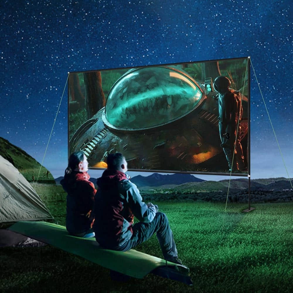 180 in. Movie Screen with Stand Portable Projector Screen 16:9 4K HD Wide Angle Outdoor Movie Screen with Storage Bag by VEVOR 11 180 in. Movie Screen with Stand Portable Projector Screen 16:9 4K HD Wide Angle Outdoor Movie Screen with Storage Bag by VEVOR - Image 9