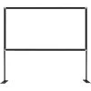 90 in. Outdoor Movie Screen with Stand Portable Movie Screen 16:9 HD Wide Angle Projector Screen for Office Home Theater by VEVOR -AC WORKS Shop vevor projector screens typmydstypm90kxb2v0 64 1000