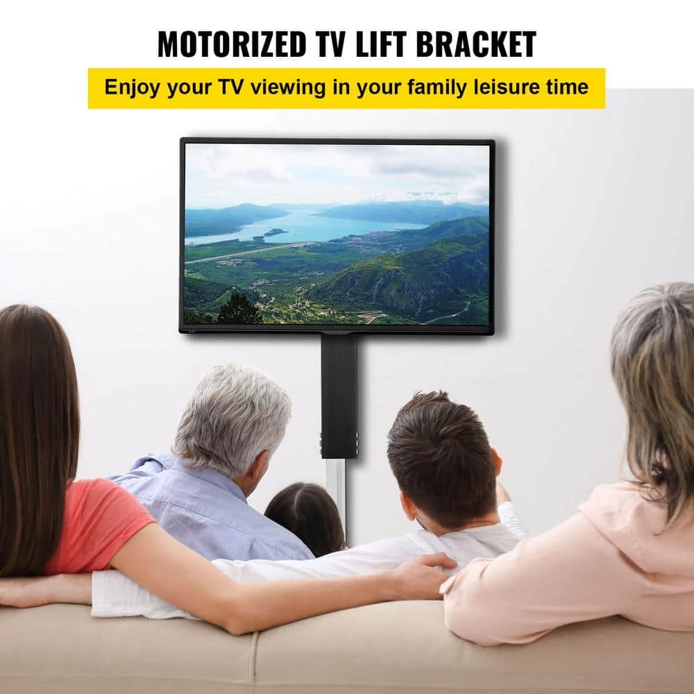 Motorized TV Lift Fit for Max 60 in. Motorized TV Mount Height Adjust 42 in. -73 in. TV Lift with Remote Load 132 lb. by VEVOR 4 Motorized TV Lift Fit for Max 60 in. Motorized TV Mount Height Adjust 42 in. -73 in. TV Lift with Remote Load 132 lb. by VEVOR - Image 2