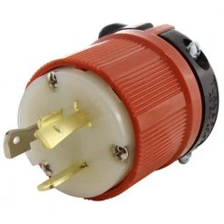 20 Amp 277-Volt NEMA L7-20P 3-Prong Industrial Grade Locking Male Plug by AC WORKS