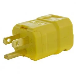 15 Amp 125-Volt NEMA 5-15P Square Household Plug with UL, C-UL Approval by AC WORKS