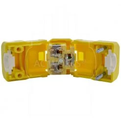 15 Amp 125-Volt NEMA 5-15P Square Household Plug with UL, C-UL Approval by AC WORKS -AC WORKS Shop yellow ac works electrical plugs connectors asq515p yw fa 1000