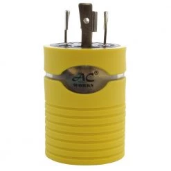 RV Generator Adapter 4-Prong L14-20P Locking Plug to RV TT-30 RV 30 Amp Connector by AC WORKS -AC WORKS Shop yellow ac works plug adapters rvl1420tt d fa 1000